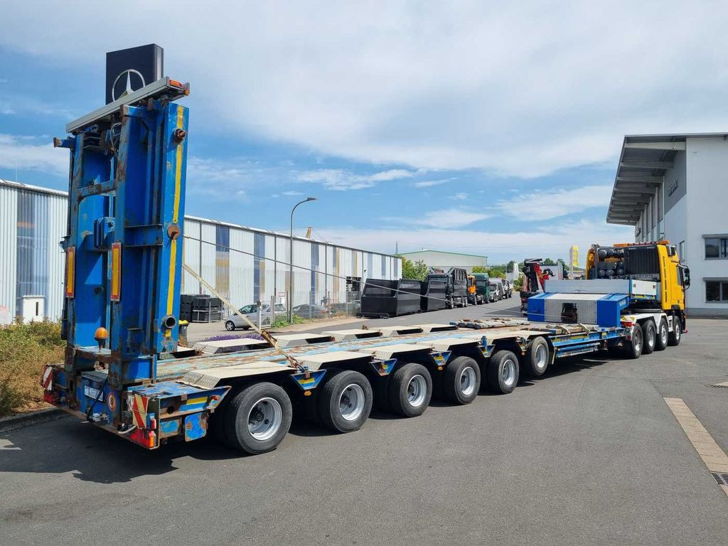 Goldhofer STZ-H6-57/80A Teleskop-Tieflader Waggontransport - عربة منخفضة مسطحة نصف مقطورة: صورة 3 Goldhofer STZ-H6-57/80A Teleskop-Tieflader Waggontransport - عربة منخفضة مسطحة نصف مقطورة: صورة 3