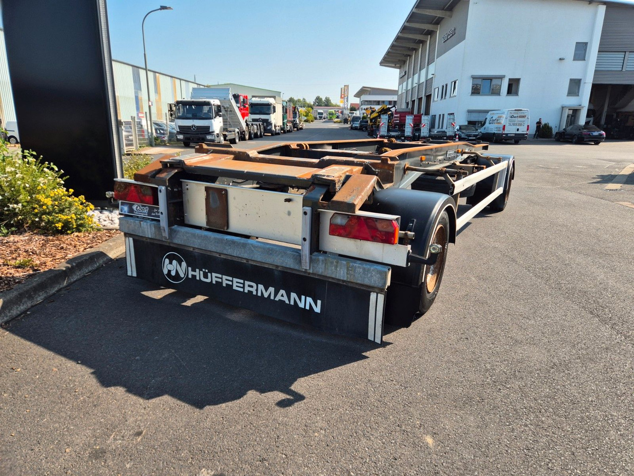 Hüffermann HSA 18.70 P BPW 14.582kg Nutzlast - مقطورة هيكل: صورة 2 Hüffermann HSA 18.70 P BPW 14.582kg Nutzlast - مقطورة هيكل: صورة 2