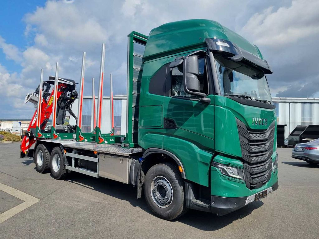 Iveco X-WAY AS300X57ZP ON+ 6x4 Palfinger Epsilon M12 Z - شاحنة قطع الأشجار, شاحنة كرين: صورة 2 Iveco X-WAY AS300X57ZP ON+ 6x4 Palfinger Epsilon M12 Z - شاحنة قطع الأشجار, شاحنة كرين: صورة 2