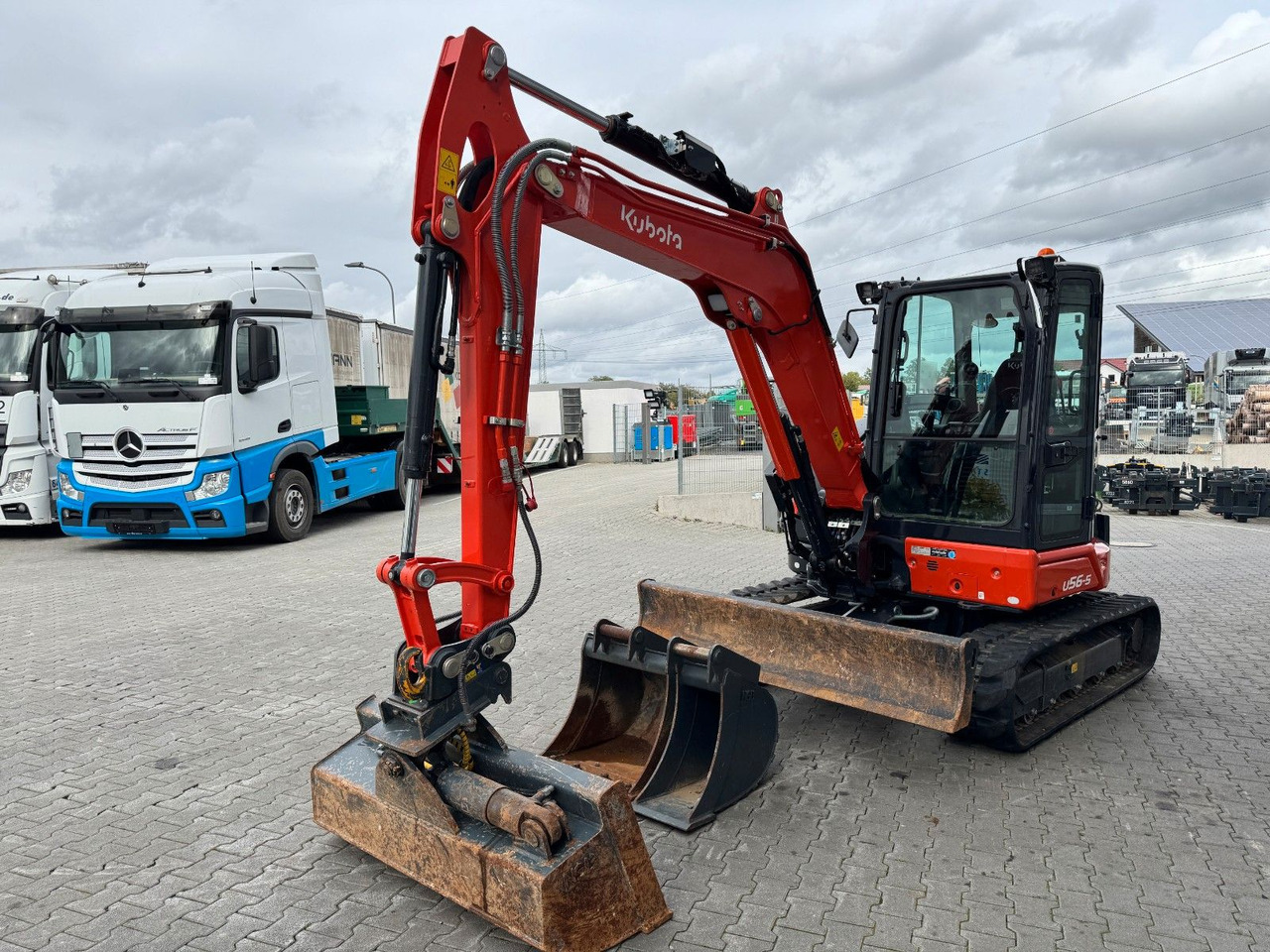 Kubota U56-5 / MS03 / nur 190h! / Löffelpaket - حفارة مُصَّغرة: صورة 5 Kubota U56-5 / MS03 / nur 190h! / Löffelpaket - حفارة مُصَّغرة: صورة 5