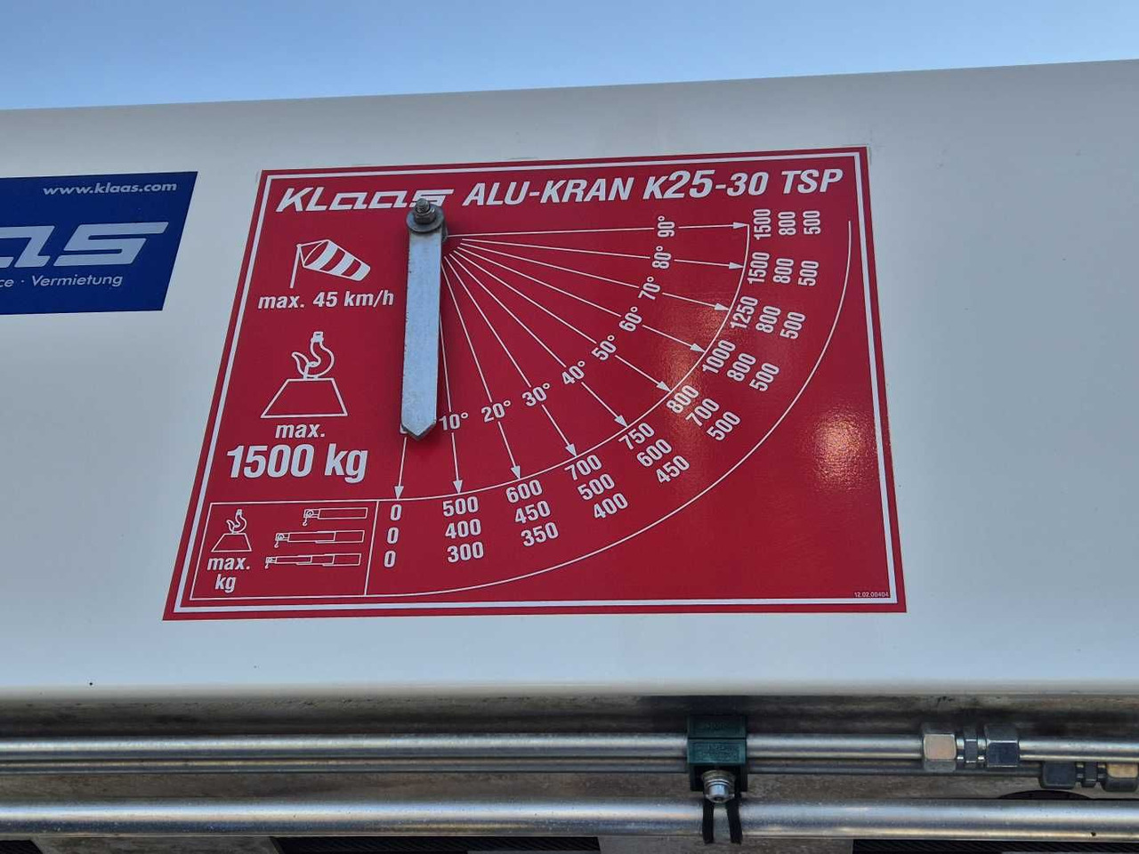 شاحنة كرين MAN TGL 8.150 Dachdeckerkran Klaas K25-30 TSP Funk: صورة 10 شاحنة كرين MAN TGL 8.150 Dachdeckerkran Klaas K25-30 TSP Funk: صورة 10
