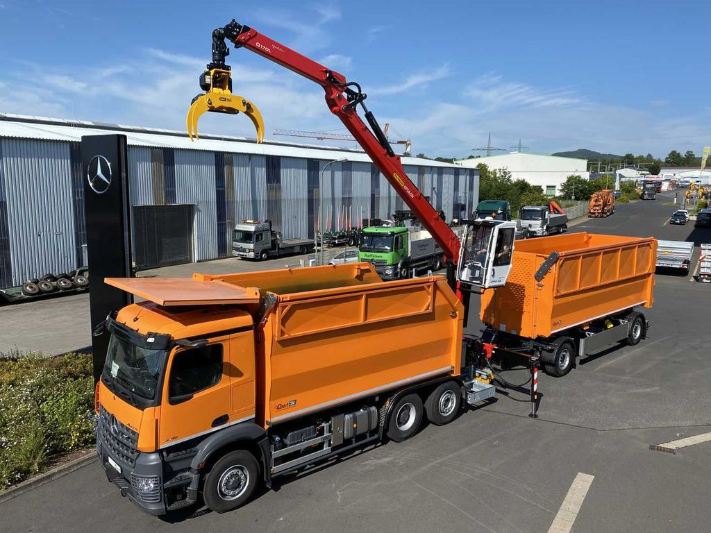 Mercedes-Benz Arocs 2751L HAD + Q170L (11,5m!) -EBERT-Fäll-LKW - شاحنة قطع الأشجار, شاحنة كرين: صورة 3 Mercedes-Benz Arocs 2751L HAD + Q170L (11,5m!) -EBERT-Fäll-LKW - شاحنة قطع الأشجار, شاحنة كرين: صورة 3