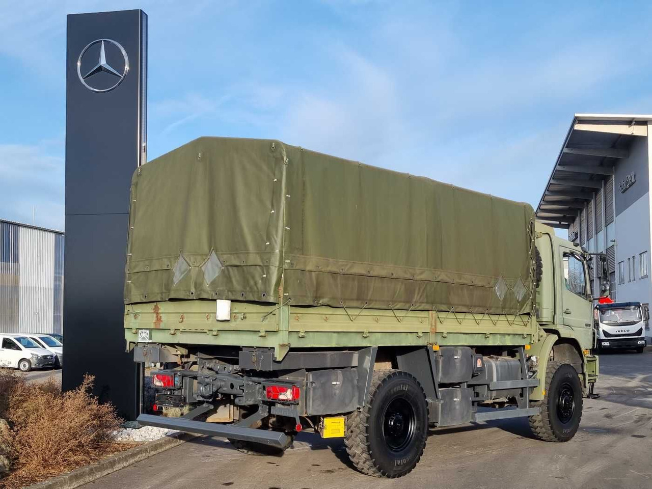 شاحنات مسطحة Mercedes-Benz Axor 1829 A 4x4 Pritsche/Plane 10 Stück: صورة 10