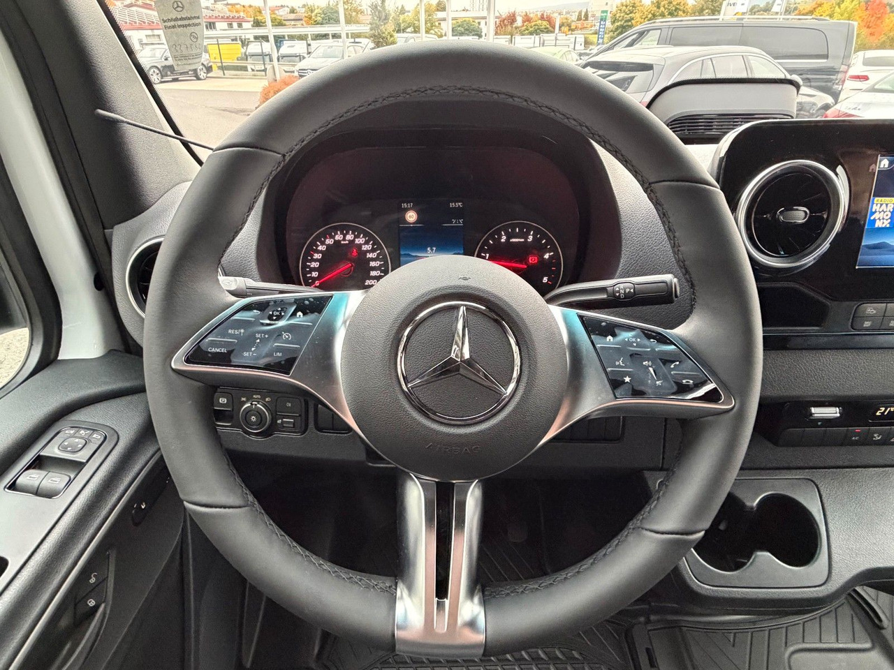 شاحنة ستارة جانبية, الشاحنات الصغيرة كابينة مزدوجة Mercedes-Benz Sprinter 317 CDI 3665 9G DoKa AHK Klima Kamera: صورة 11