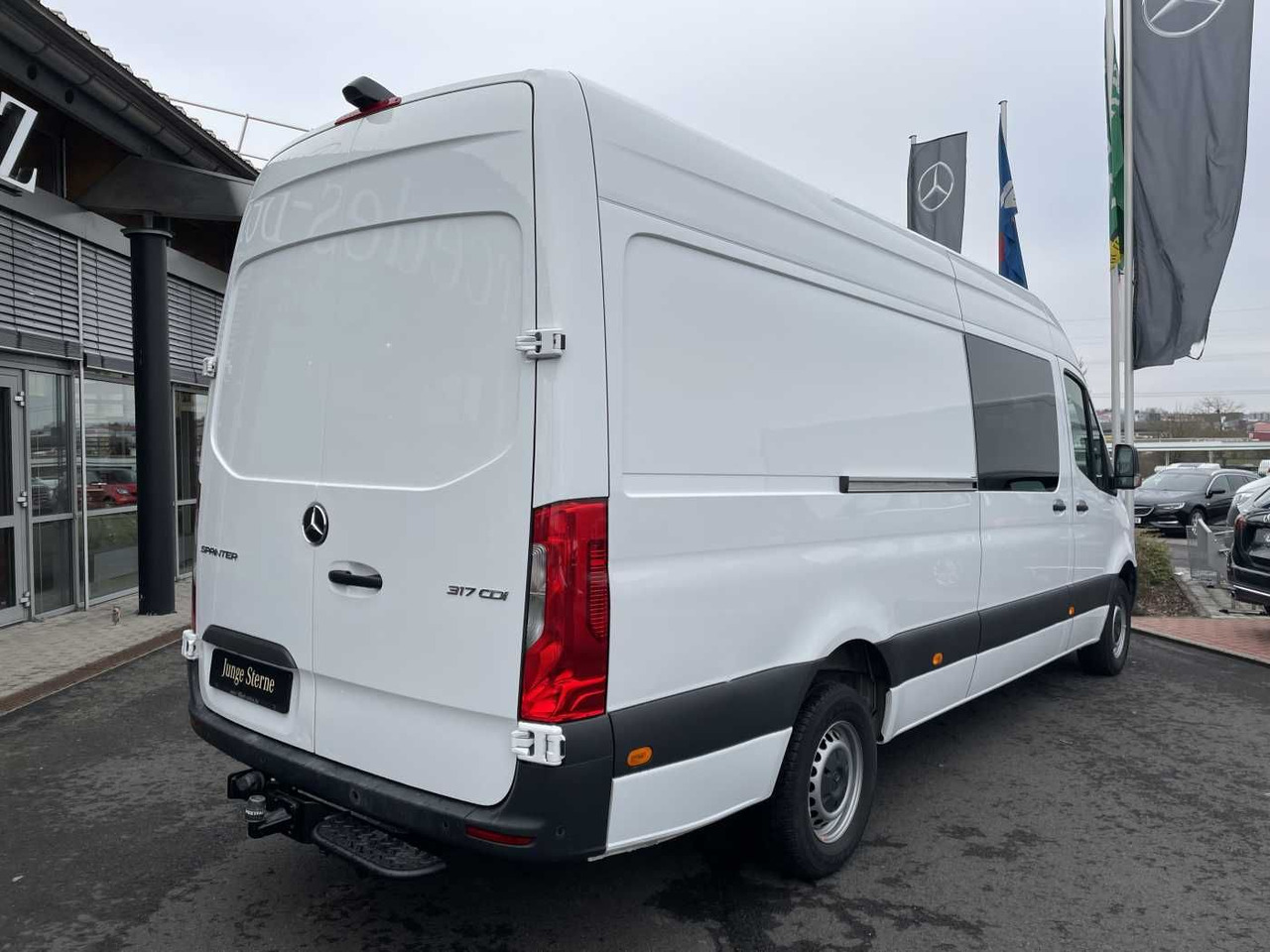 فان Mercedes-Benz Sprinter 317 CDI DoKa/Mixto Autom AHK3,5 Klima: صورة 6