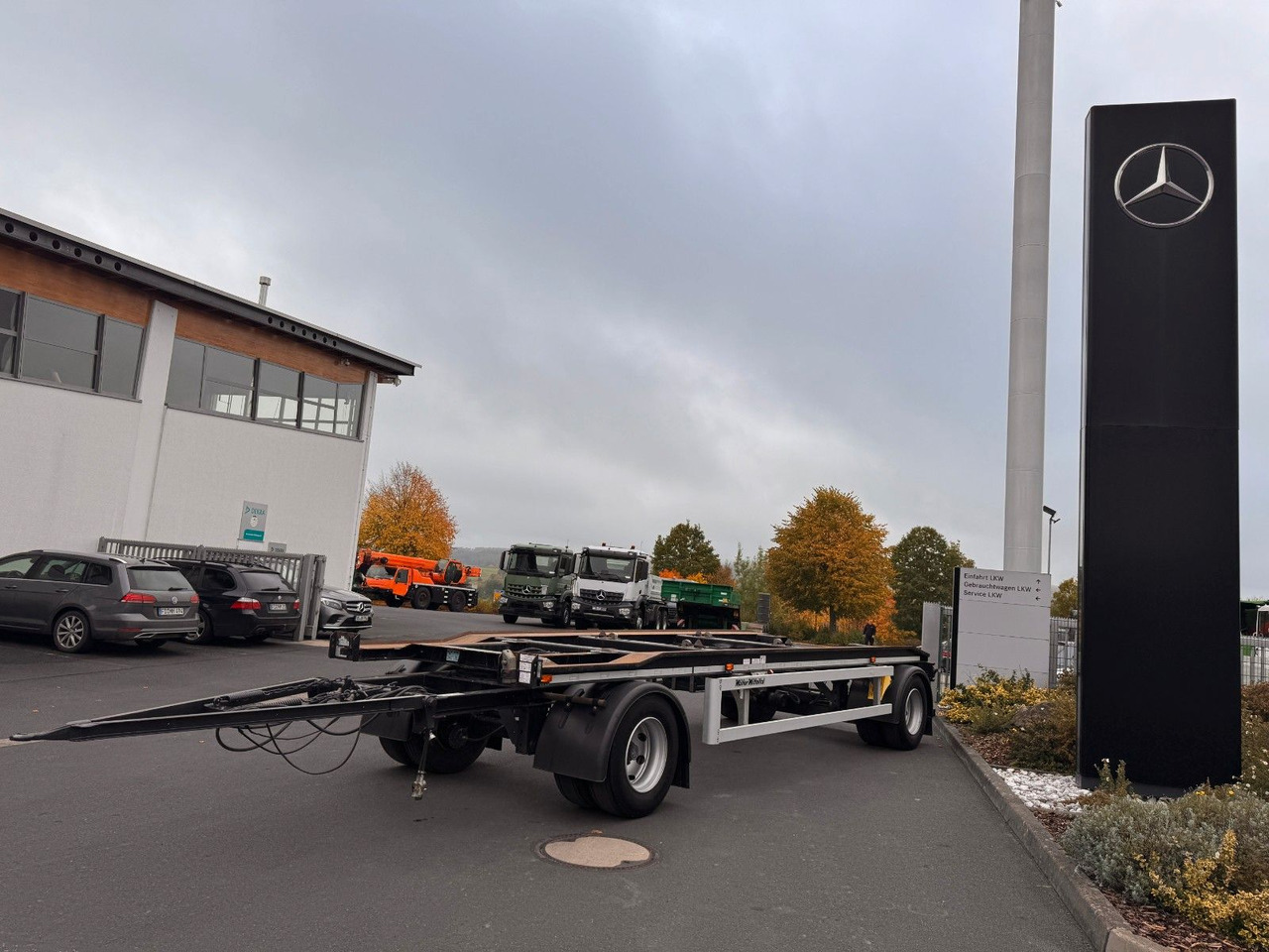 Müller-Mitteltal RA-T 18,0 Containerfahrgestell - مقطورة هيكل: صورة 2 Müller-Mitteltal RA-T 18,0 Containerfahrgestell - مقطورة هيكل: صورة 2