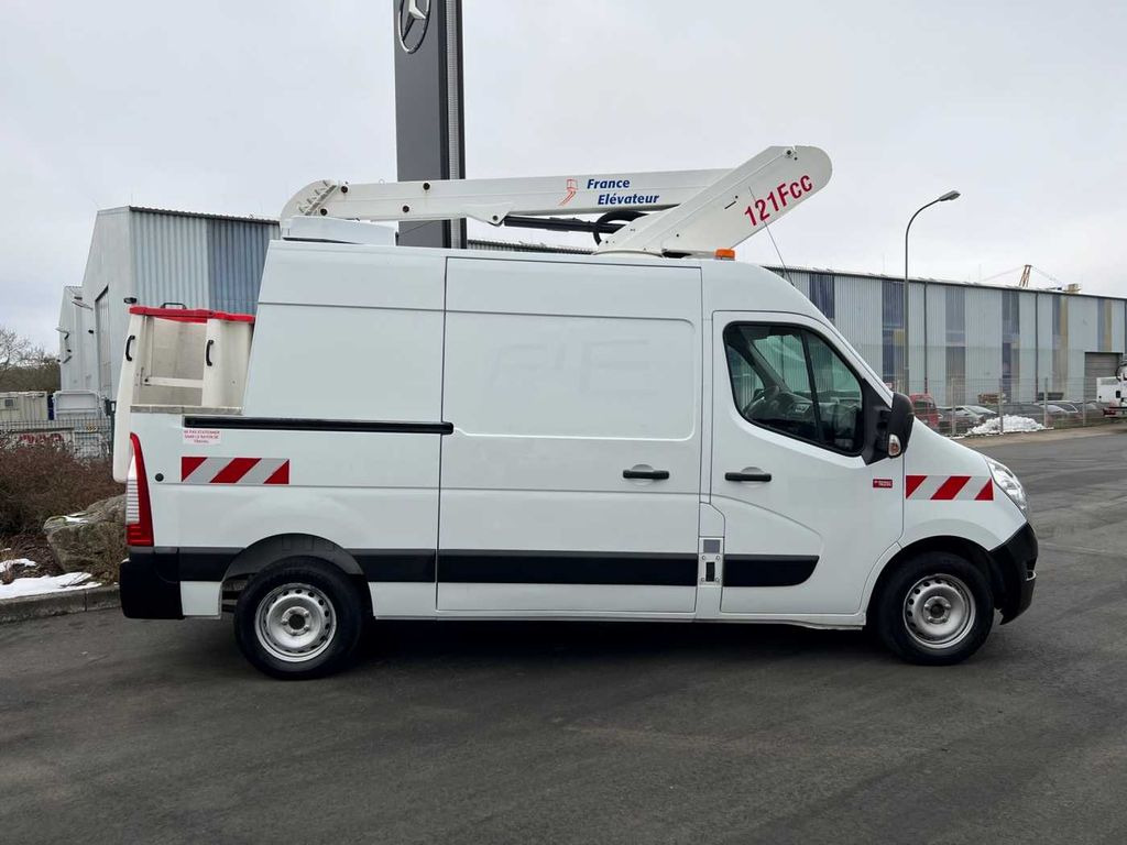 منصة تلسكوبية محمولة على شاحنة, شاحنة التوصيل Renault Master 2.3 dCi / France Elevateur 121FCC, 12m: صورة 8