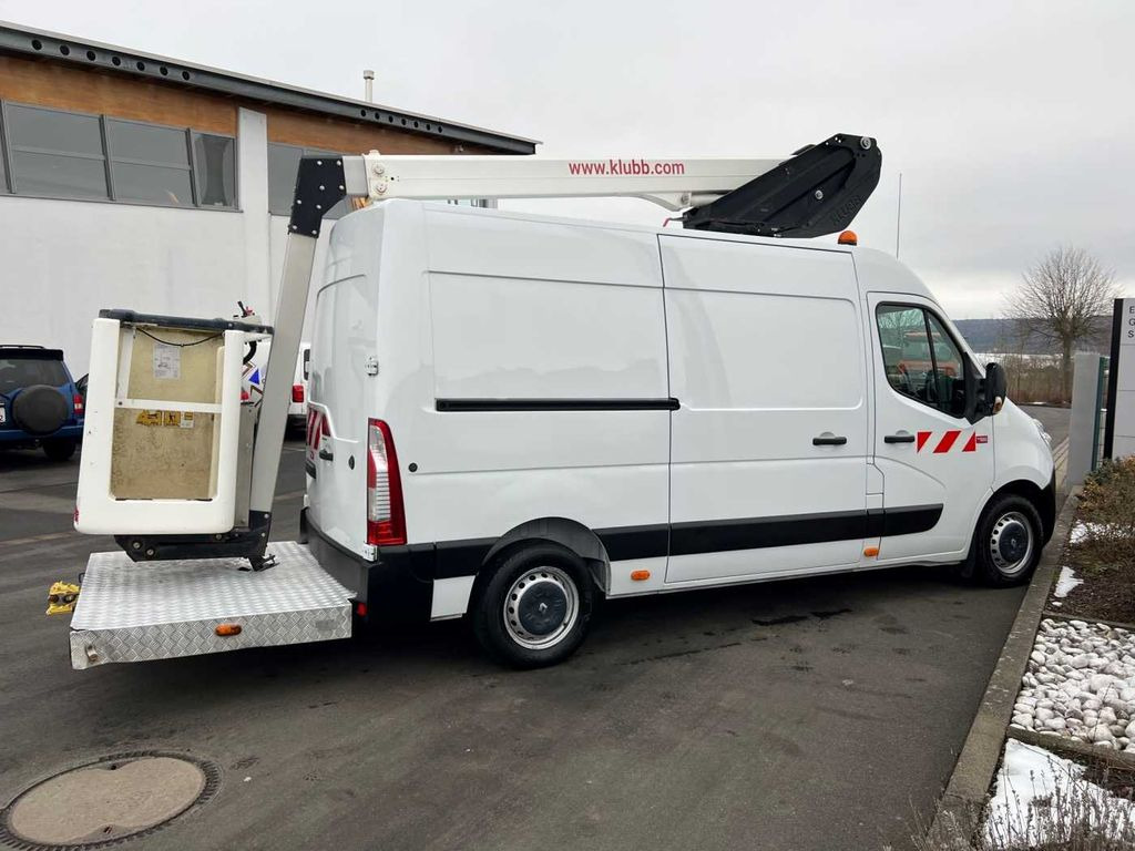 منصة تلسكوبية محمولة على شاحنة, شاحنة التوصيل Renault Master 2.3 dCi / KLUBB K32, 12,5m: صورة 8