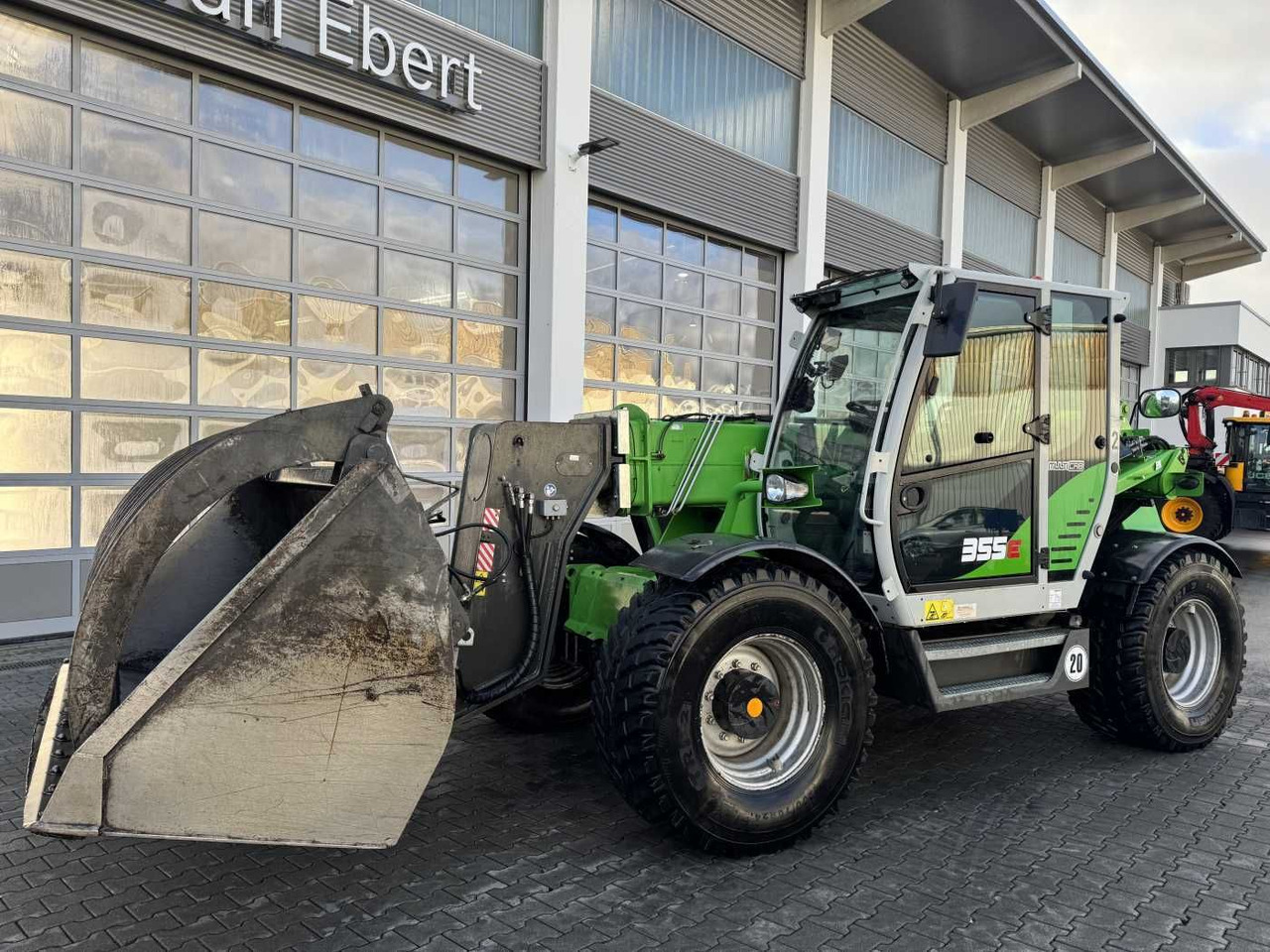 اللودر بعجل Sennebogen 355 E / Greifschaufel / nur 2.260h!: صورة 7