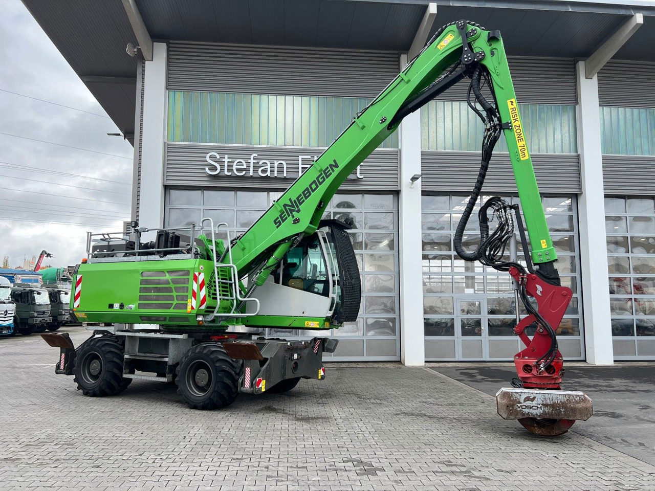 Sennebogen 718 / inkl. Vosch Fällzange / nur 1.965h! - حفارة دولاب: صورة 2 Sennebogen 718 / inkl. Vosch Fällzange / nur 1.965h! - حفارة دولاب: صورة 2