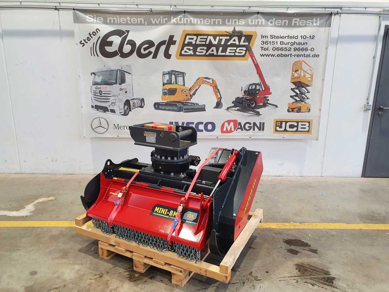 Seppi MINI-BMS 105 Forstmulcher Drehmotor MS08 - ماكينات قطع الحشائش الغابات: صورة 1 Seppi MINI-BMS 105 Forstmulcher Drehmotor MS08 - ماكينات قطع الحشائش الغابات: صورة 1