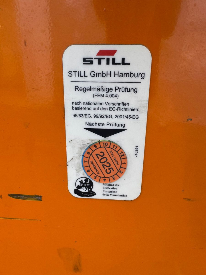 آلة التكديس Still EGV 16  / Hochhubwagen / Initialhub / 08/2025: صورة 15