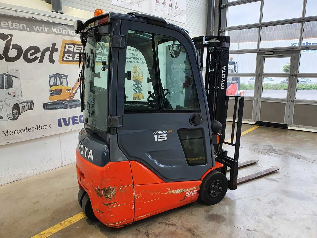 Toyota 8FBET15 / Batterie 07/2023 / HH: 4.3m! / 2.849h - رافعة شوكية كهربائية: صورة 3 Toyota 8FBET15 / Batterie 07/2023 / HH: 4.3m! / 2.849h - رافعة شوكية كهربائية: صورة 3