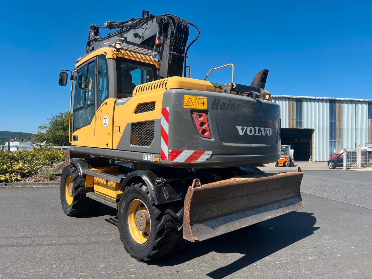 Volvo EW160D / 2014 / 1xTieflöffel / Forstschutzgitter - حفارة دولاب: صورة 4 Volvo EW160D / 2014 / 1xTieflöffel / Forstschutzgitter - حفارة دولاب: صورة 4