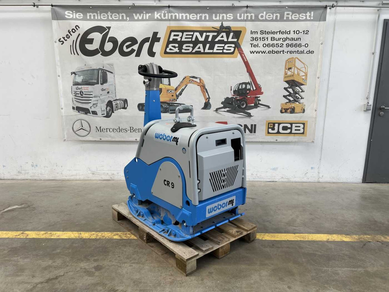 Weber CR 9 Hatz-Diesel / 736kg / E-Start / DEMO - لوحة اهتزازية: صورة 1 Weber CR 9 Hatz-Diesel / 736kg / E-Start / DEMO - لوحة اهتزازية: صورة 1