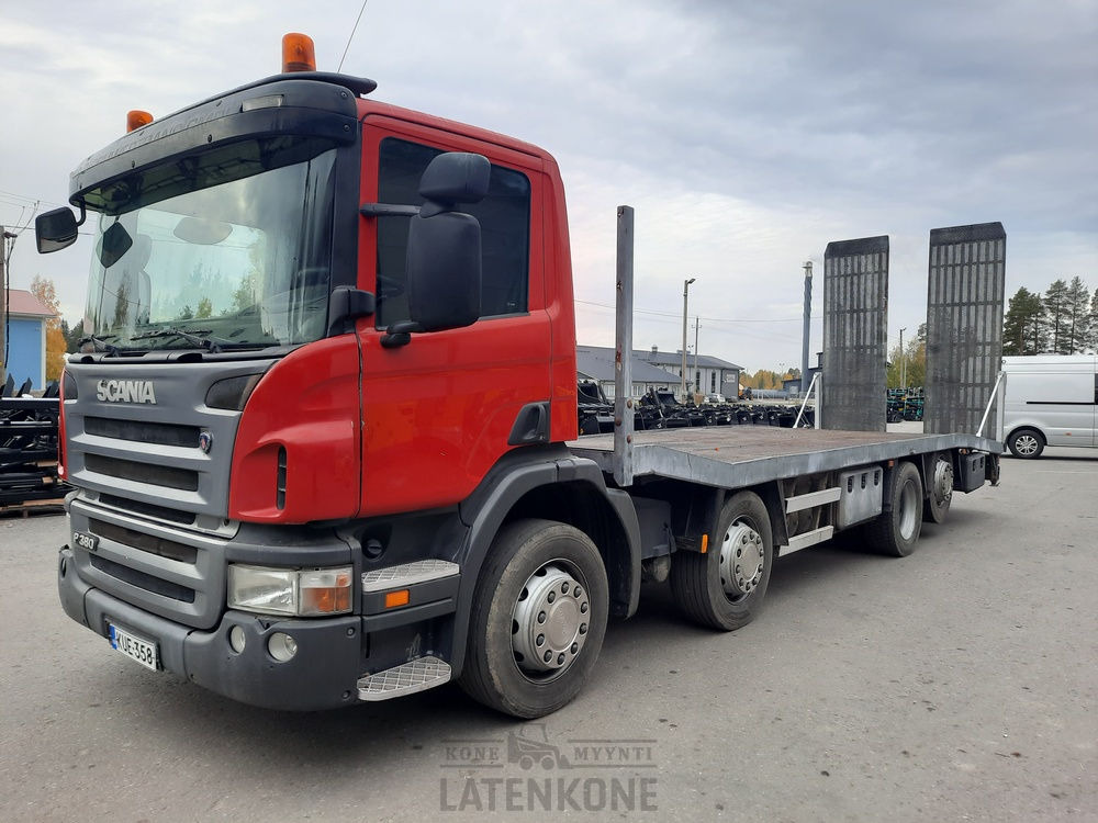 Scania P380 8x2 koneenkuljetusauto - شاحنة نقل سيارات شاحنة: صورة 1 Scania P380 8x2 koneenkuljetusauto - شاحنة نقل سيارات شاحنة: صورة 1