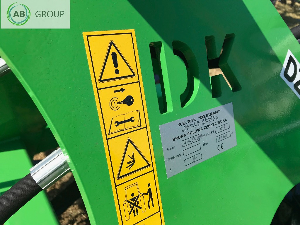 Dziekan hydraulic folding meadow harrow WUKA 5m 5C20H - مسلفة سلسلية: صورة 2 Dziekan hydraulic folding meadow harrow WUKA 5m 5C20H - مسلفة سلسلية: صورة 2