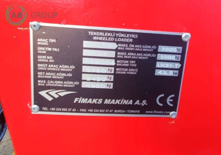 Fimaks telescopic loader FMLT 60 - جرافة ذات عجلات تلسكوبية: صورة 5 Fimaks telescopic loader FMLT 60 - جرافة ذات عجلات تلسكوبية: صورة 5