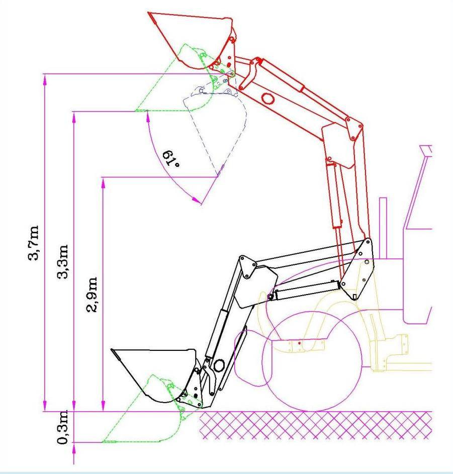 Hydrometal front loader AT-30 - رافعة أمامية للجرار: صورة 5 Hydrometal front loader AT-30 - رافعة أمامية للجرار: صورة 5