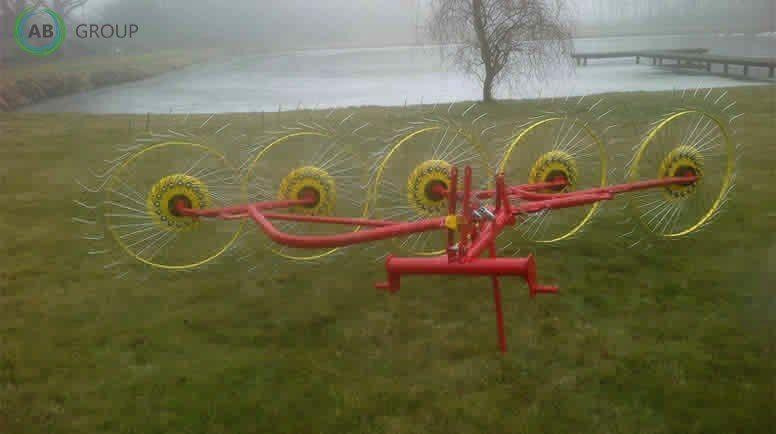 Taret rake-tedder Z 213/1 / PZK-5 - آلة تيبيس العشب/ آلة جمع العشب: صورة 2 Taret rake-tedder Z 213/1 / PZK-5 - آلة تيبيس العشب/ آلة جمع العشب: صورة 2