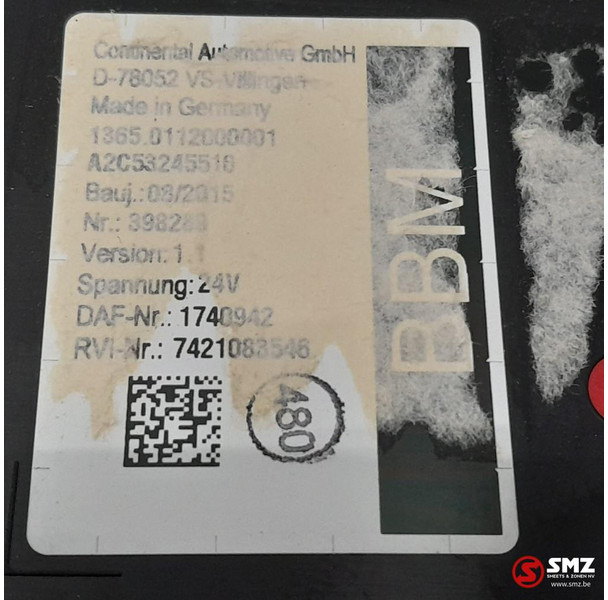 DAF Occ ECU BBM regeleenheid DAF - وحدة تحكم الكتروني - شاحنة: صورة 5 DAF Occ ECU BBM regeleenheid DAF - وحدة تحكم الكتروني - شاحنة: صورة 5