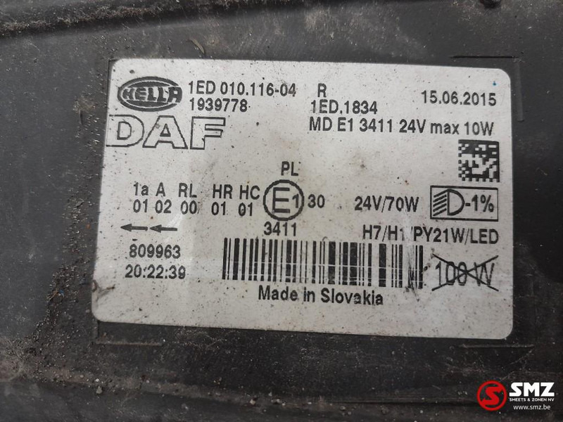 DAF Occ koplamp rechts DAF - مصابيح أضواء السيارة الأمامية - شاحنة: صورة 5 DAF Occ koplamp rechts DAF - مصابيح أضواء السيارة الأمامية - شاحنة: صورة 5