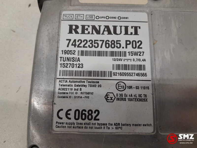 وحدة تحكم الكتروني - شاحنة Renault Occ ECU Telematic Gateway regeleenheid Renault: صورة 6