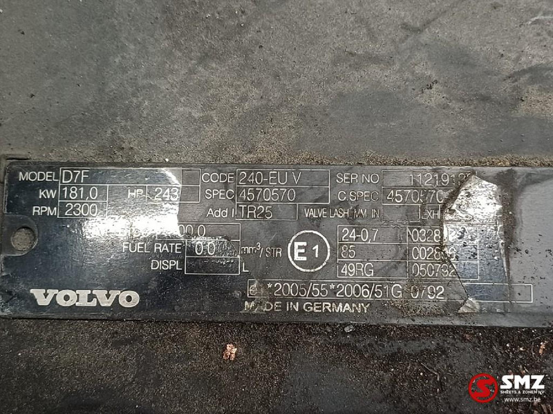 Volvo Occ motor D7F 240EUV Volvo - محرك - شاحنة: صورة 5 Volvo Occ motor D7F 240EUV Volvo - محرك - شاحنة: صورة 5