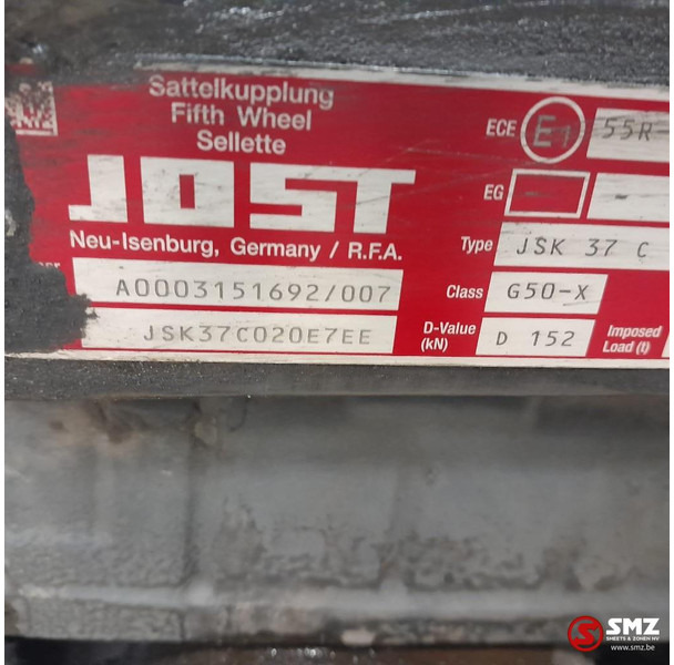 Jost Occ koppelschotel JSK37C + montageplaat Jost - وصلة العجلة الخامسة - شاحنة: صورة 5 Jost Occ koppelschotel JSK37C + montageplaat Jost - وصلة العجلة الخامسة - شاحنة: صورة 5