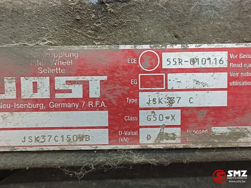 Jost Occ koppelschotel + montageplaat JSK37C150 JOST - وصلة العجلة الخامسة - شاحنة: صورة 5 Jost Occ koppelschotel + montageplaat JSK37C150 JOST - وصلة العجلة الخامسة - شاحنة: صورة 5