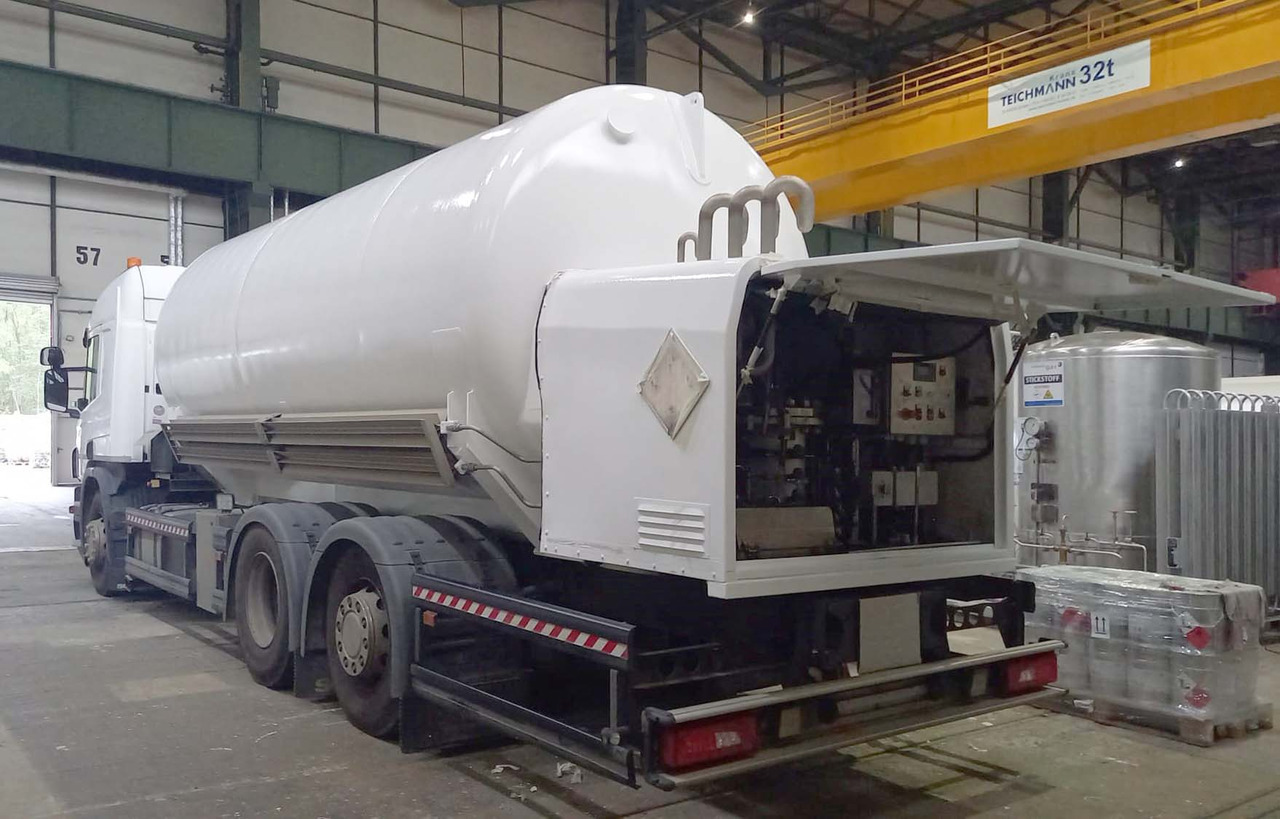 SCANIA Gas tank truck Orca cryogenic used for nitrogen and argon - شاحنة صهريج: صورة 5 SCANIA Gas tank truck Orca cryogenic used for nitrogen and argon - شاحنة صهريج: صورة 5