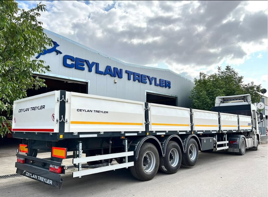 CEYLAN 3 AXLES FLATBED&PLATFORM WITH SIDE COVER - نصف مقطورة مسطحة: صورة 1 CEYLAN 3 AXLES FLATBED&PLATFORM WITH SIDE COVER - نصف مقطورة مسطحة: صورة 1
