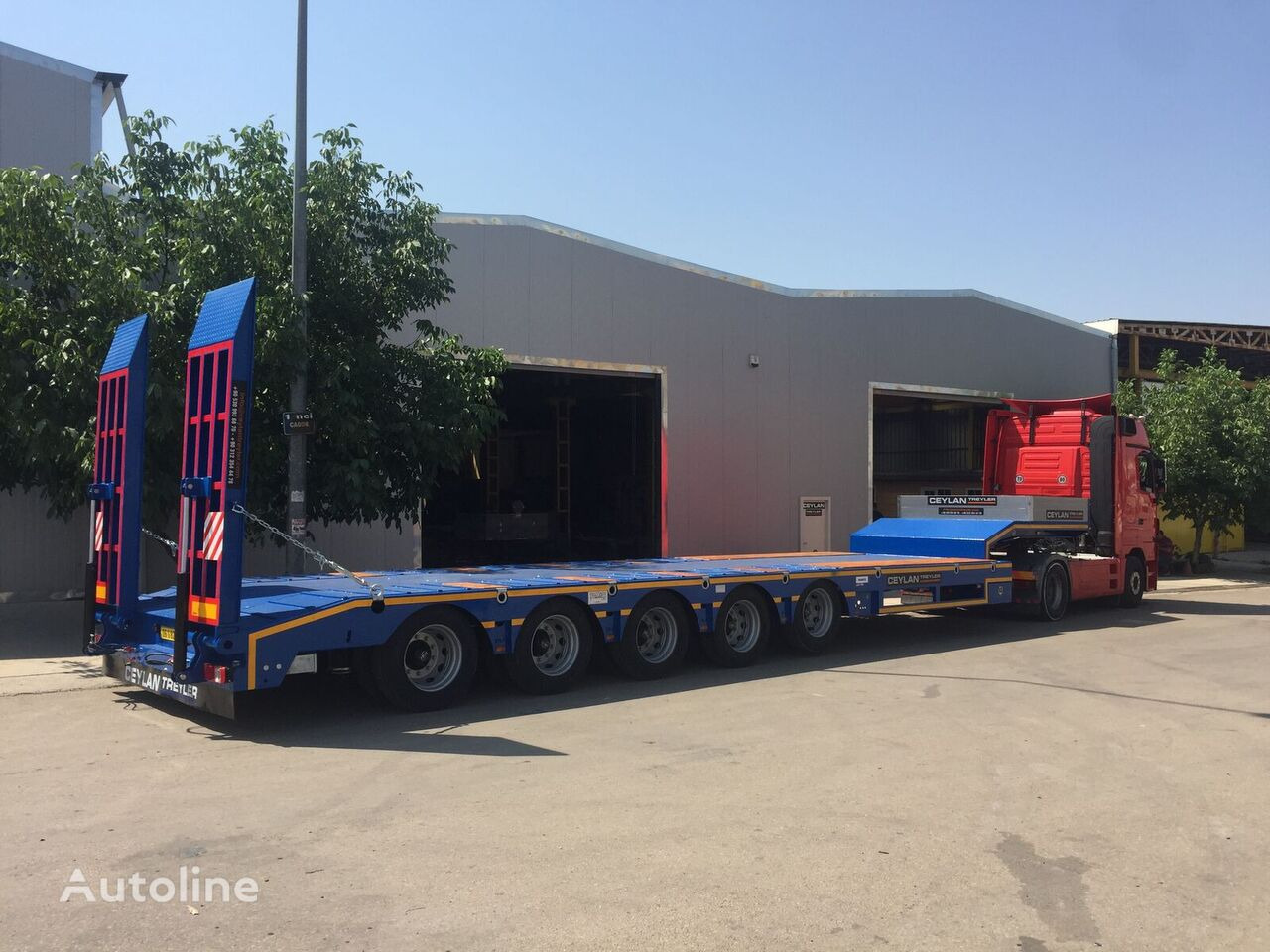 CEYLAN 3 AXLES STANDART & EXTENDABLE LOWBED - عربة منخفضة مسطحة نصف مقطورة: صورة 4 CEYLAN 3 AXLES STANDART & EXTENDABLE LOWBED - عربة منخفضة مسطحة نصف مقطورة: صورة 4