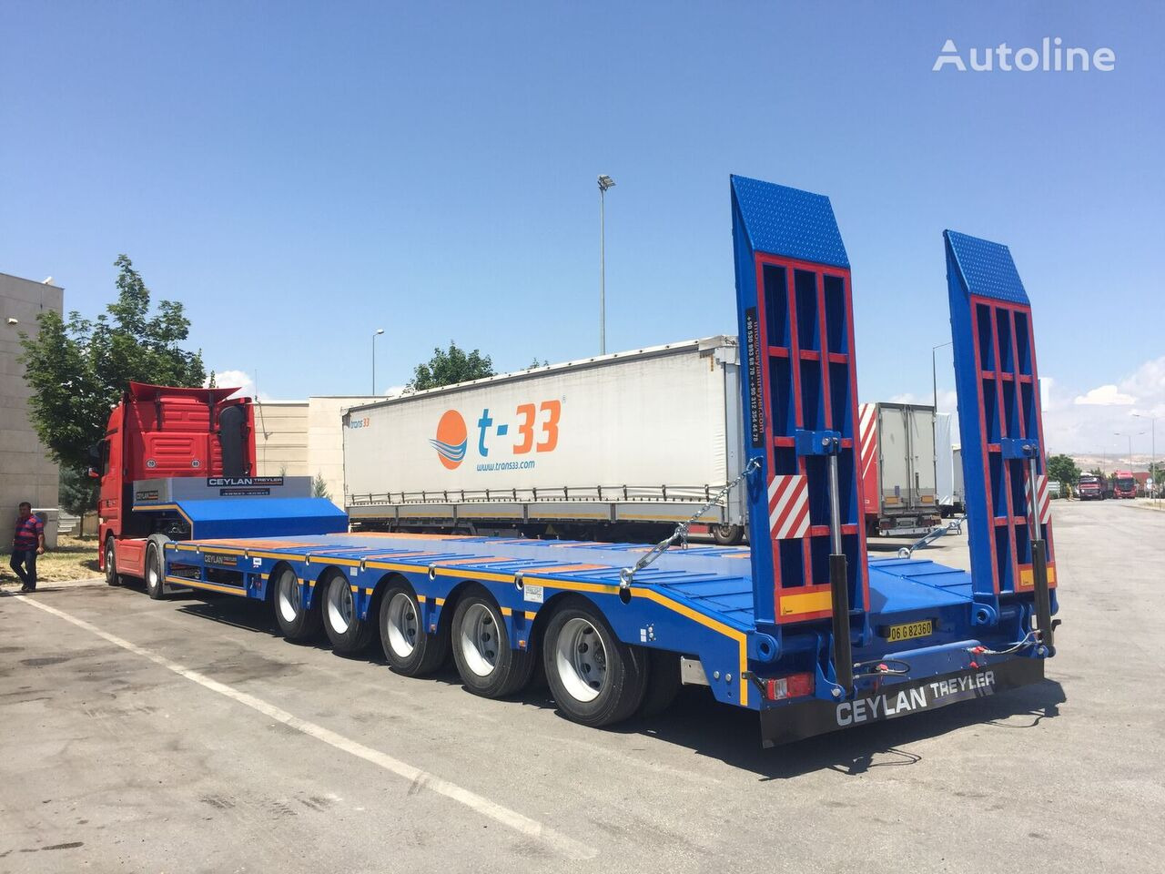 CEYLAN 3 AXLES STANDART & EXTENDABLE LOWBED - عربة منخفضة مسطحة نصف مقطورة: صورة 2 CEYLAN 3 AXLES STANDART & EXTENDABLE LOWBED - عربة منخفضة مسطحة نصف مقطورة: صورة 2