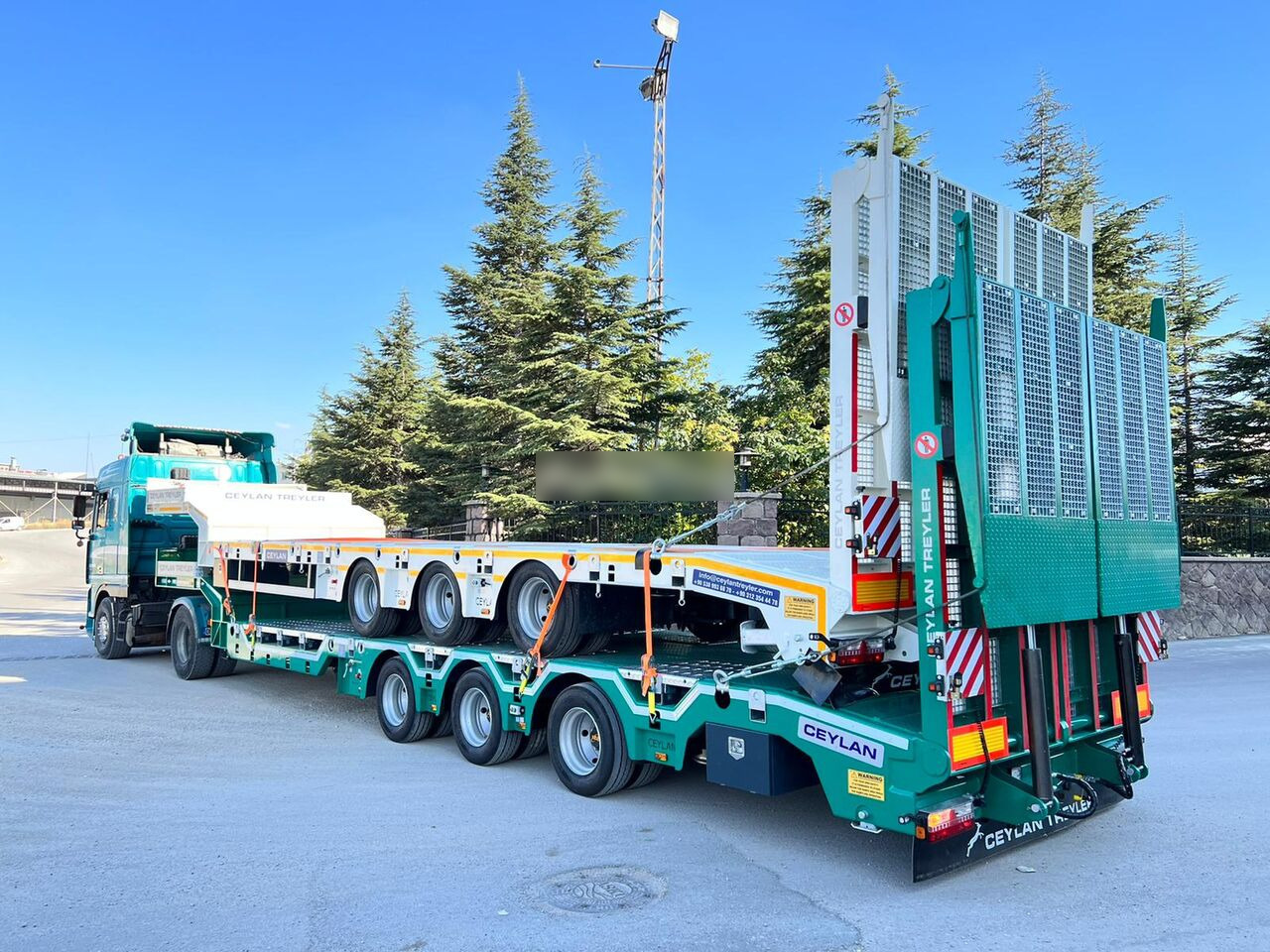 CEYLAN 3 AXLES STANDART & EXTENDABLE LOWBED - عربة منخفضة مسطحة نصف مقطورة: صورة 3 CEYLAN 3 AXLES STANDART & EXTENDABLE LOWBED - عربة منخفضة مسطحة نصف مقطورة: صورة 3