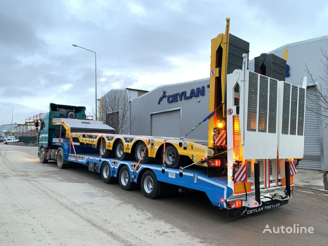 CEYLAN 4 AXLES STANDART & EXTENDABLE LOWBED - عربة منخفضة مسطحة نصف مقطورة: صورة 5 CEYLAN 4 AXLES STANDART & EXTENDABLE LOWBED - عربة منخفضة مسطحة نصف مقطورة: صورة 5