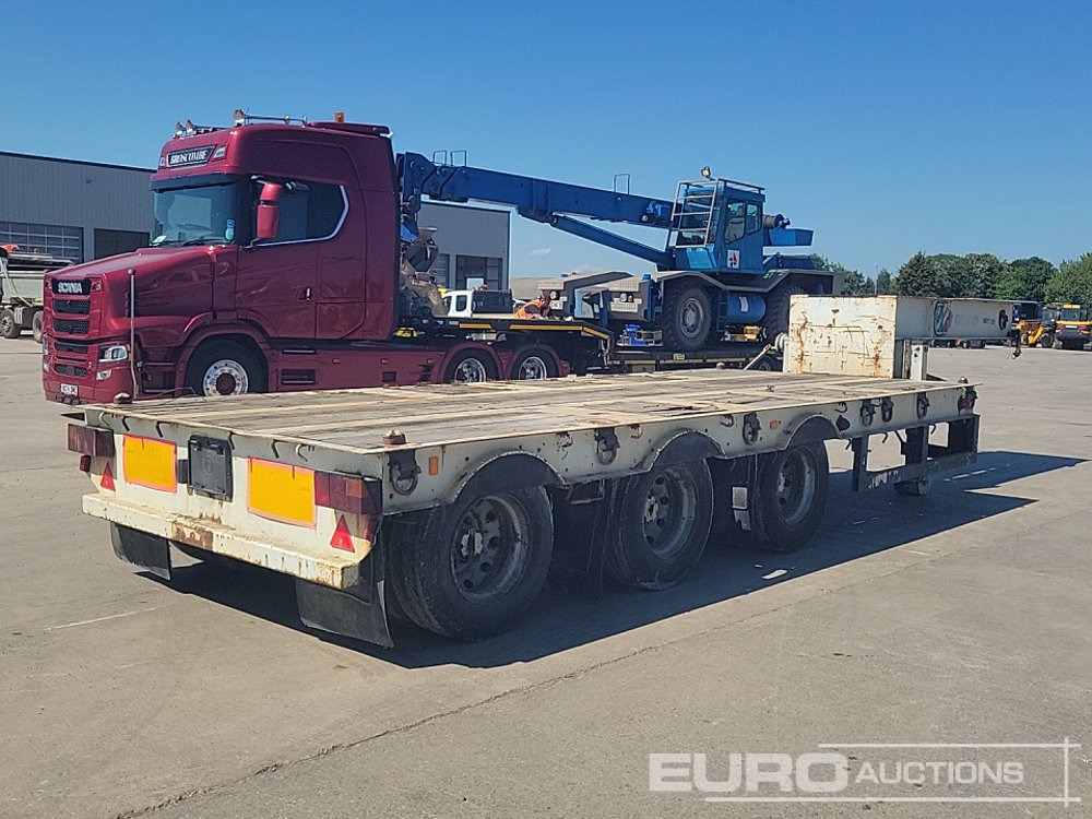 1988 King Tri Axle Flatbed Trailer, Twist Locks - نصف مقطورة مسطحة: صورة 5 1988 King Tri Axle Flatbed Trailer, Twist Locks - نصف مقطورة مسطحة: صورة 5