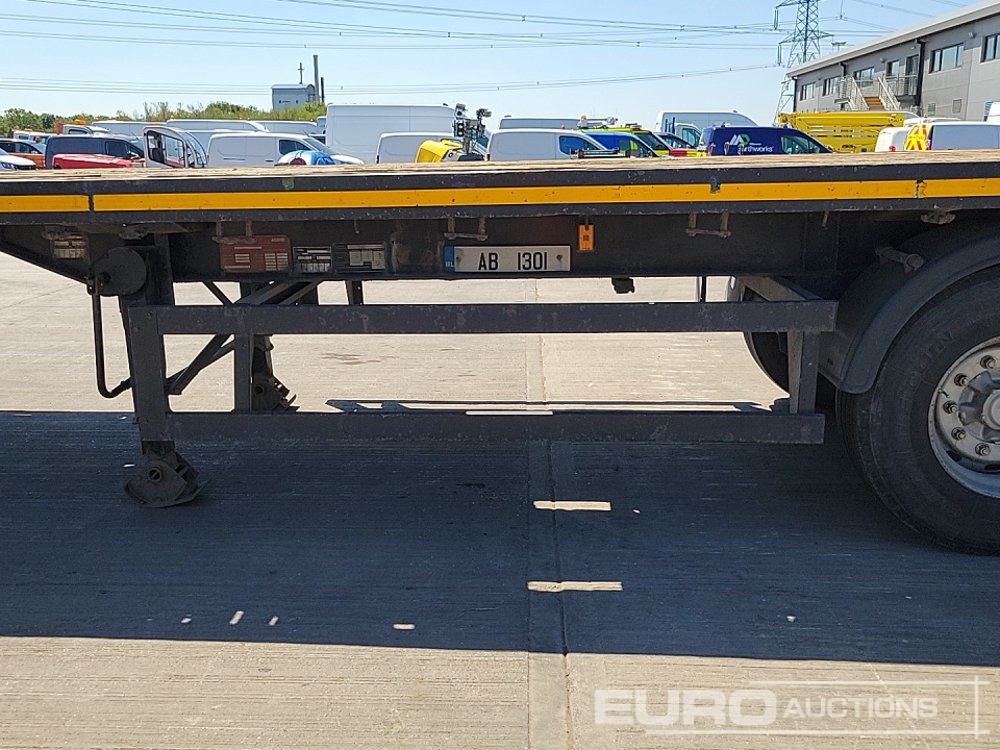 نصف مقطورة مسطحة 1999 Don-Bur Twin Axle Flatbed Trailer: صورة 26