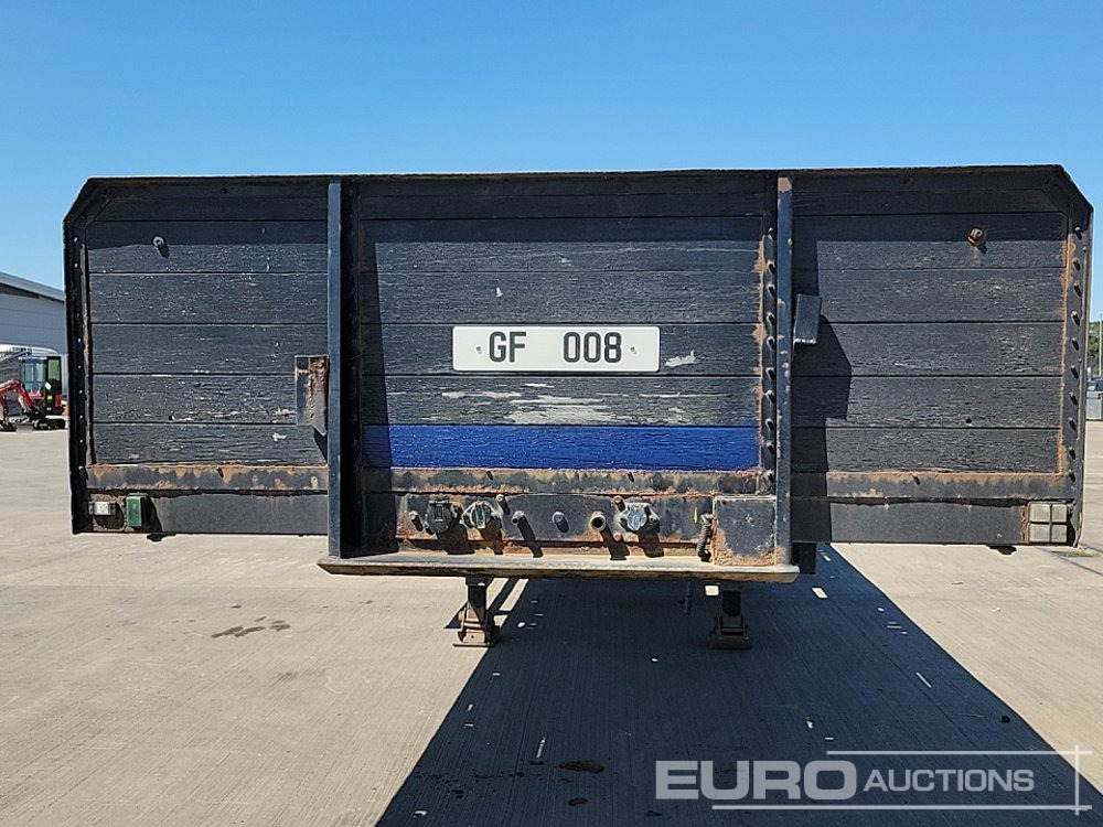 نصف مقطورة مسطحة 1999 Don-Bur Twin Axle Flatbed Trailer: صورة 22