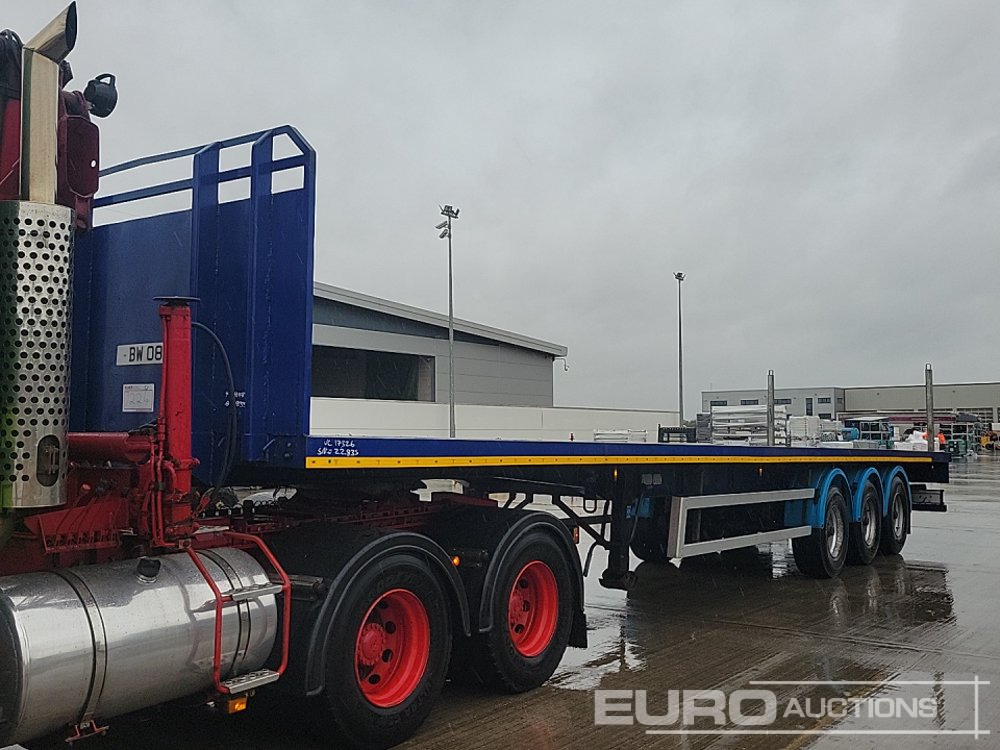 2005 Montracon Tri Axle Flatbed Trailer - نصف مقطورة مسطحة: صورة 1 2005 Montracon Tri Axle Flatbed Trailer - نصف مقطورة مسطحة: صورة 1