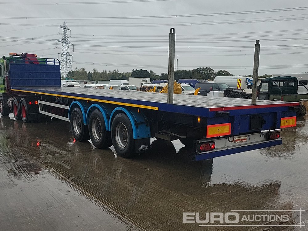 2005 Montracon Tri Axle Flatbed Trailer - نصف مقطورة مسطحة: صورة 3 2005 Montracon Tri Axle Flatbed Trailer - نصف مقطورة مسطحة: صورة 3