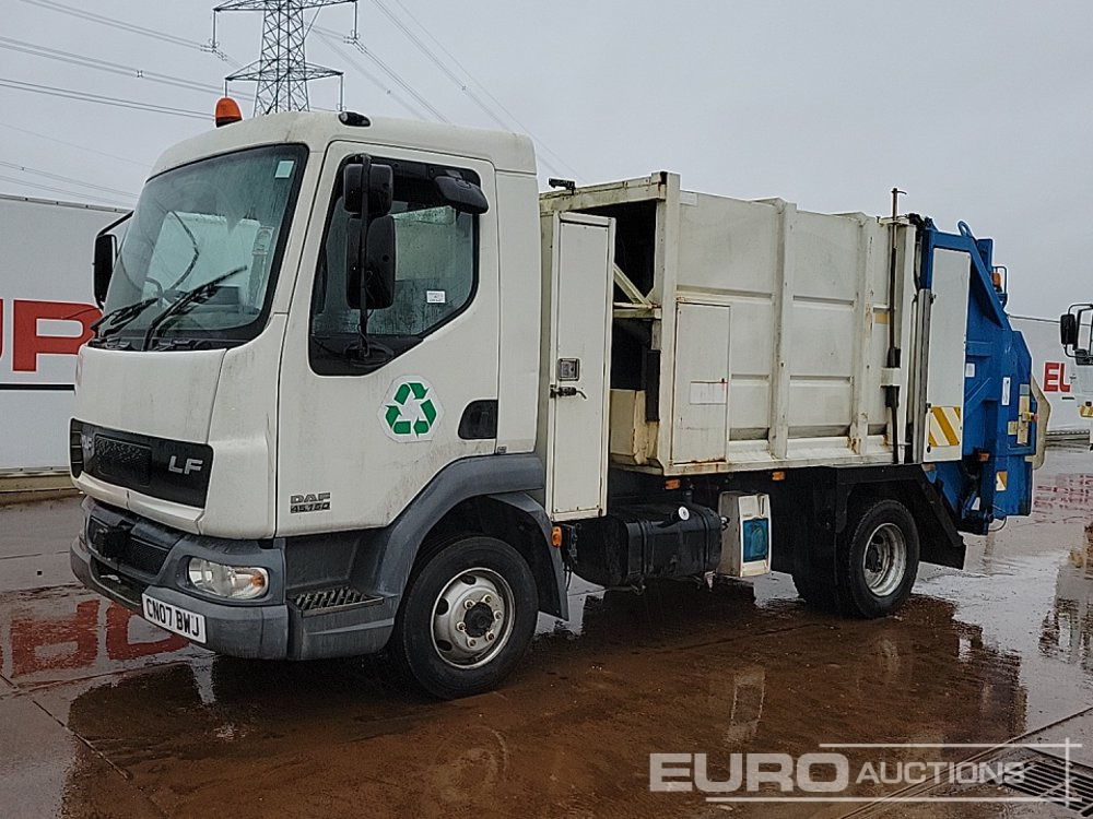 2007 DAF LF - شاحنة النفايات: صورة 1 2007 DAF LF - شاحنة النفايات: صورة 1