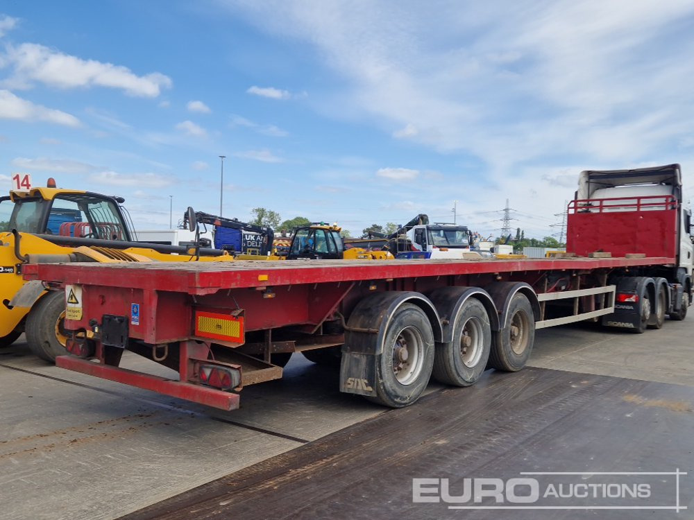 2008 SDC Trailers Tri Axle Extendable Flatbed Trailer - نصف مقطورة مسطحة: صورة 5 2008 SDC Trailers Tri Axle Extendable Flatbed Trailer - نصف مقطورة مسطحة: صورة 5