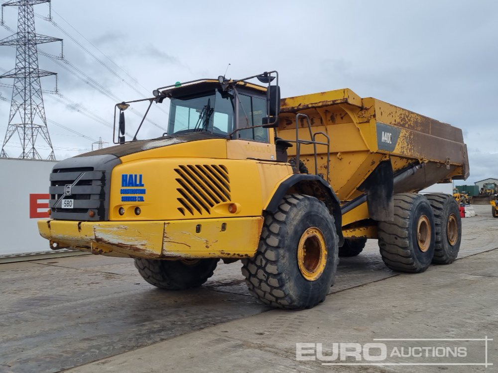 2008 Volvo A40E - شاحنة قلاب مفصلية: صورة 1 2008 Volvo A40E - شاحنة قلاب مفصلية: صورة 1