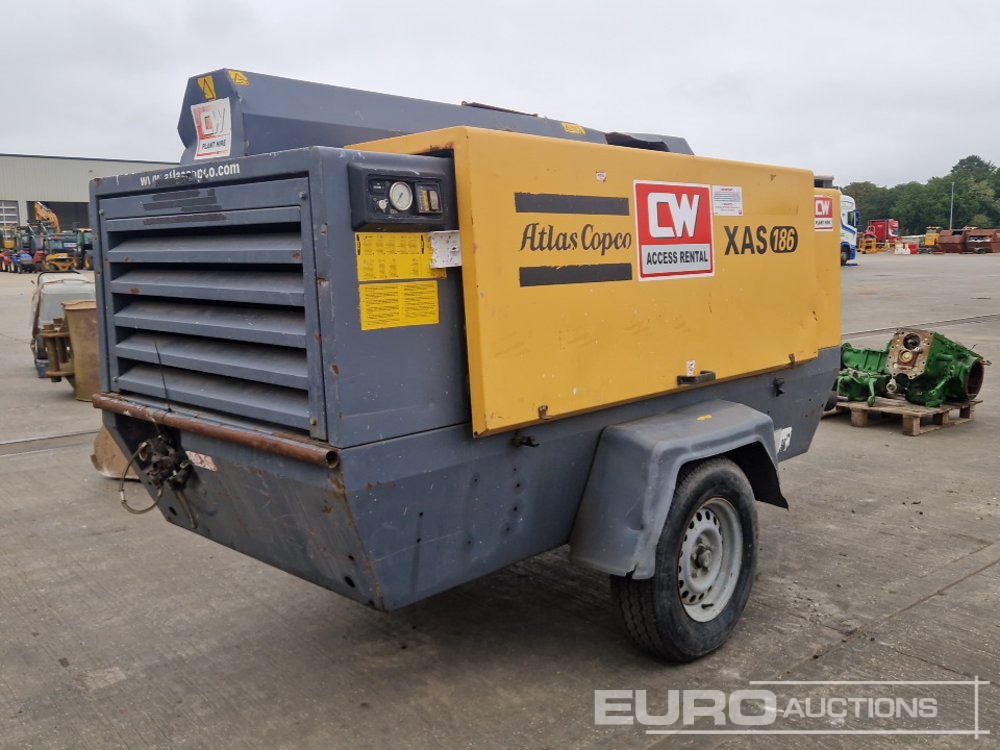 2012 Atlas Copco XAS186 - الضاغط: صورة 5 2012 Atlas Copco XAS186 - الضاغط: صورة 5