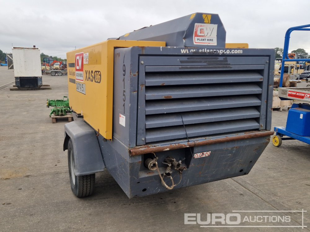 2012 Atlas Copco XAS186 - الضاغط: صورة 3 2012 Atlas Copco XAS186 - الضاغط: صورة 3