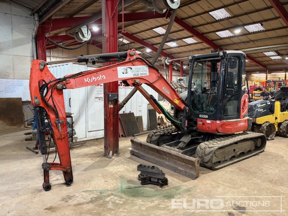 2012 Kubota U55-4 - حفارة مُصَّغرة: صورة 1 2012 Kubota U55-4 - حفارة مُصَّغرة: صورة 1