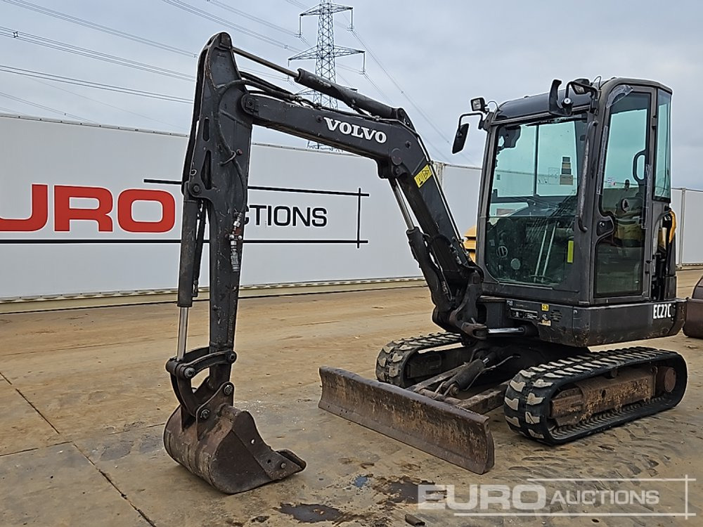 2012 Volvo EC27C - حفارة مُصَّغرة: صورة 1 2012 Volvo EC27C - حفارة مُصَّغرة: صورة 1
