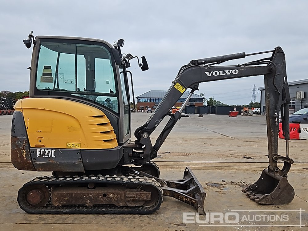 حفارة مُصَّغرة 2012 Volvo EC27C: صورة 6