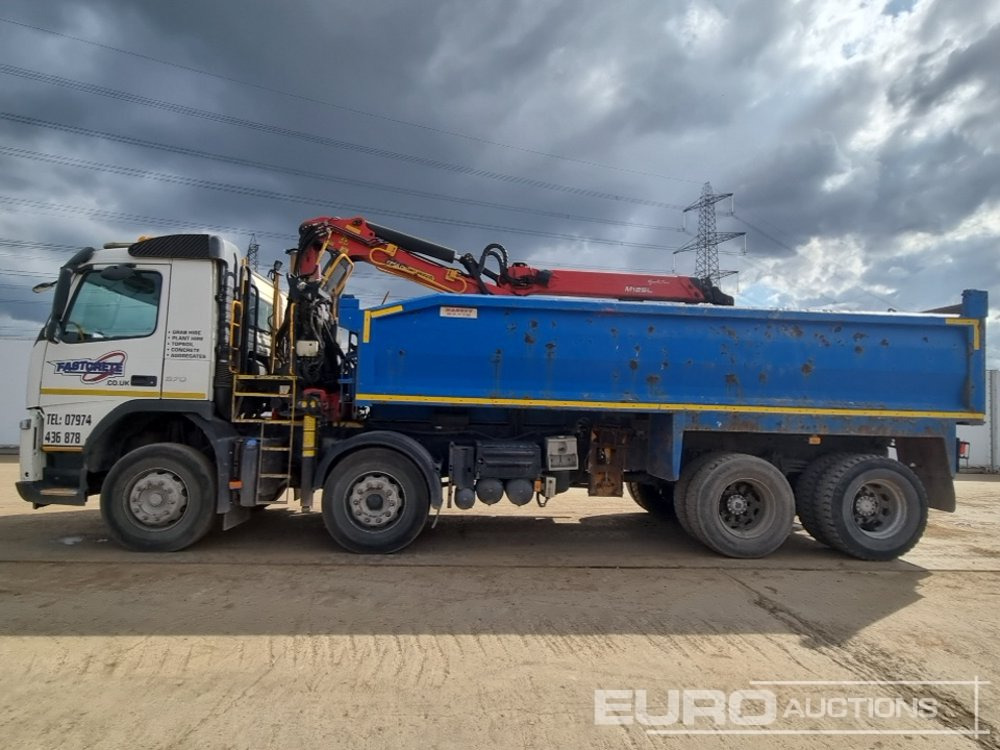 2012 Volvo FM370 - شاحنة قلاب, شاحنة كرين: صورة 2 2012 Volvo FM370 - شاحنة قلاب, شاحنة كرين: صورة 2